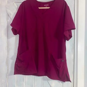 Jockey plus scrub top 2X